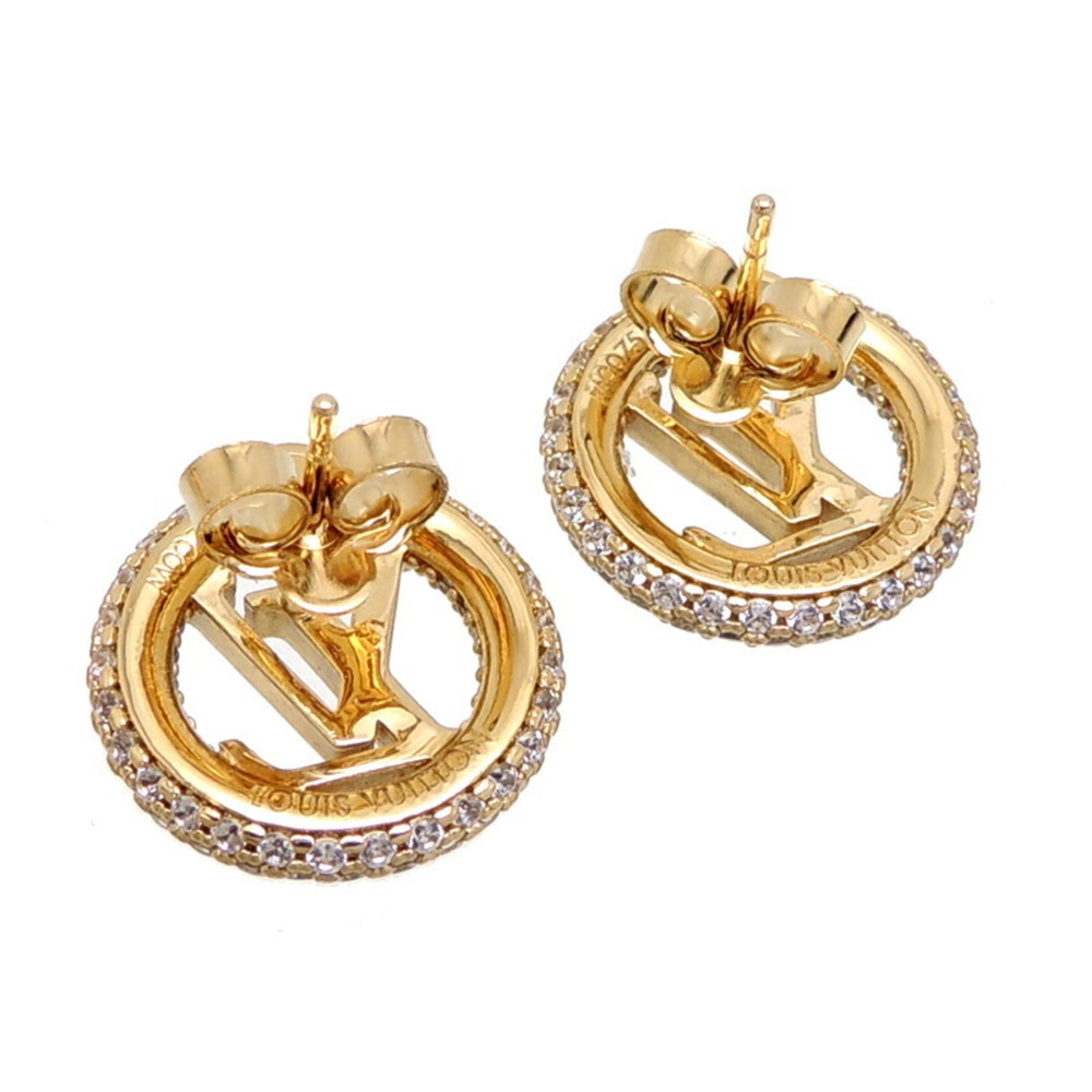 LOUIS VUITTON Brookle Dreille Louise by Night Women's Earrings M00757 Metal - Picture 2 of 8